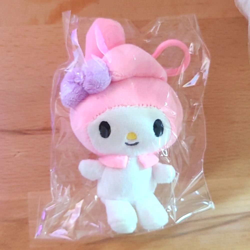 My Melody plush keychain